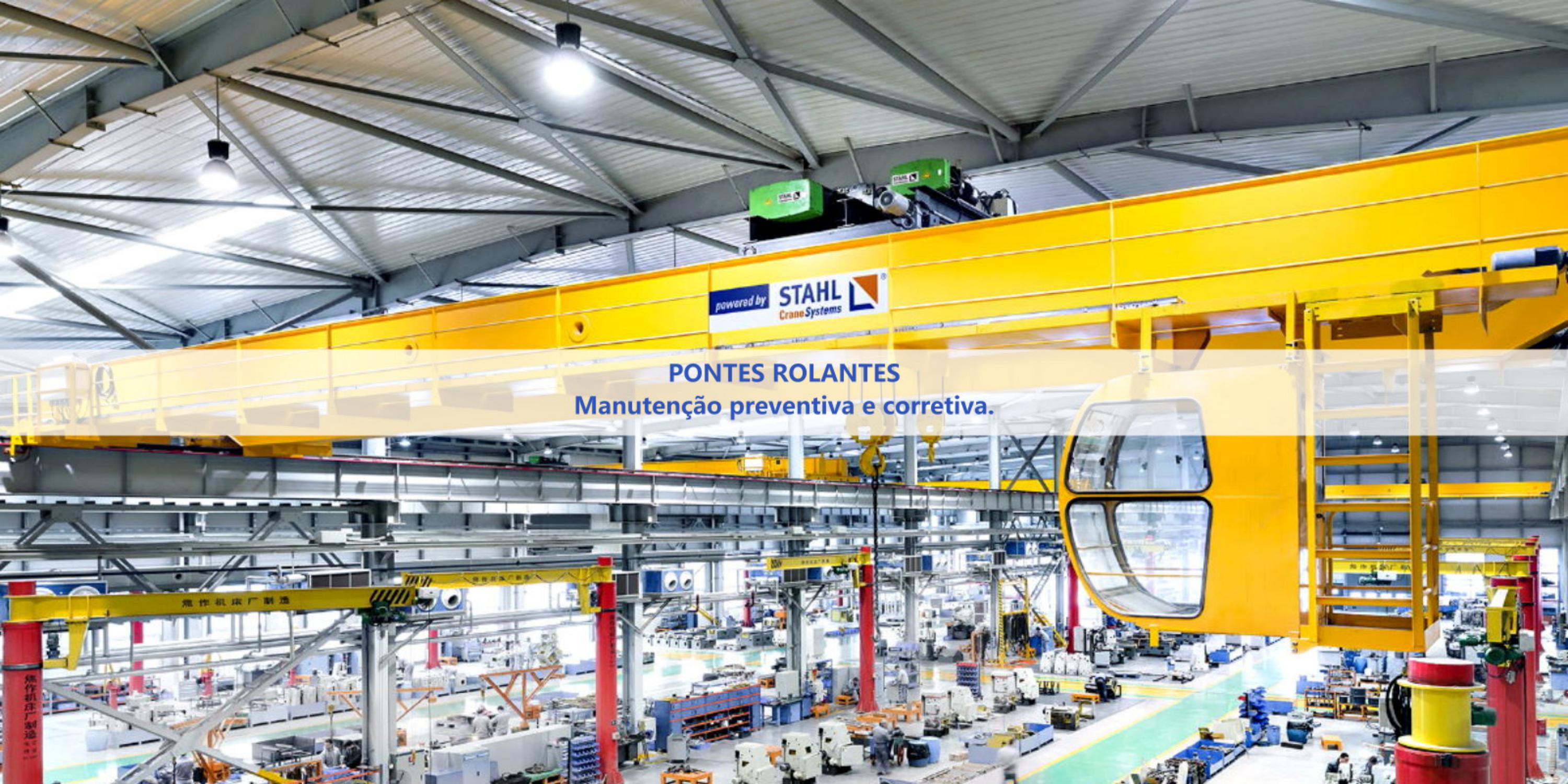 MANUTENÇÃO DE PONTES ROLANTES.