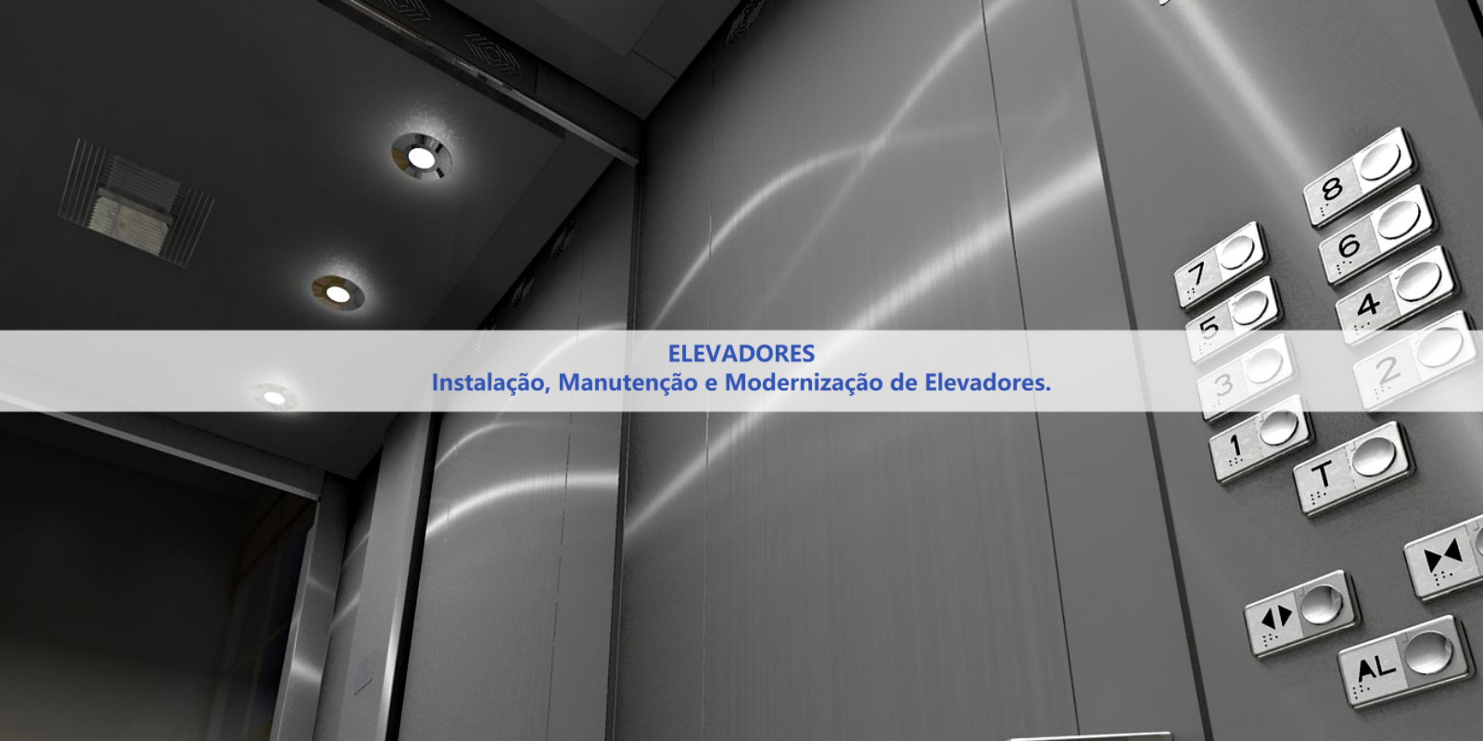 INSTALAÇÃO E MANUTENÇÃO DE ELEVADORES.